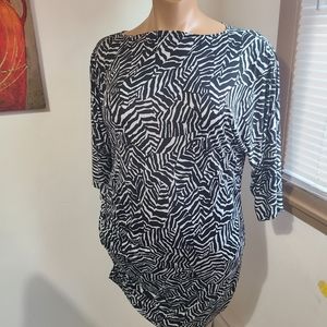 Zebra print dress